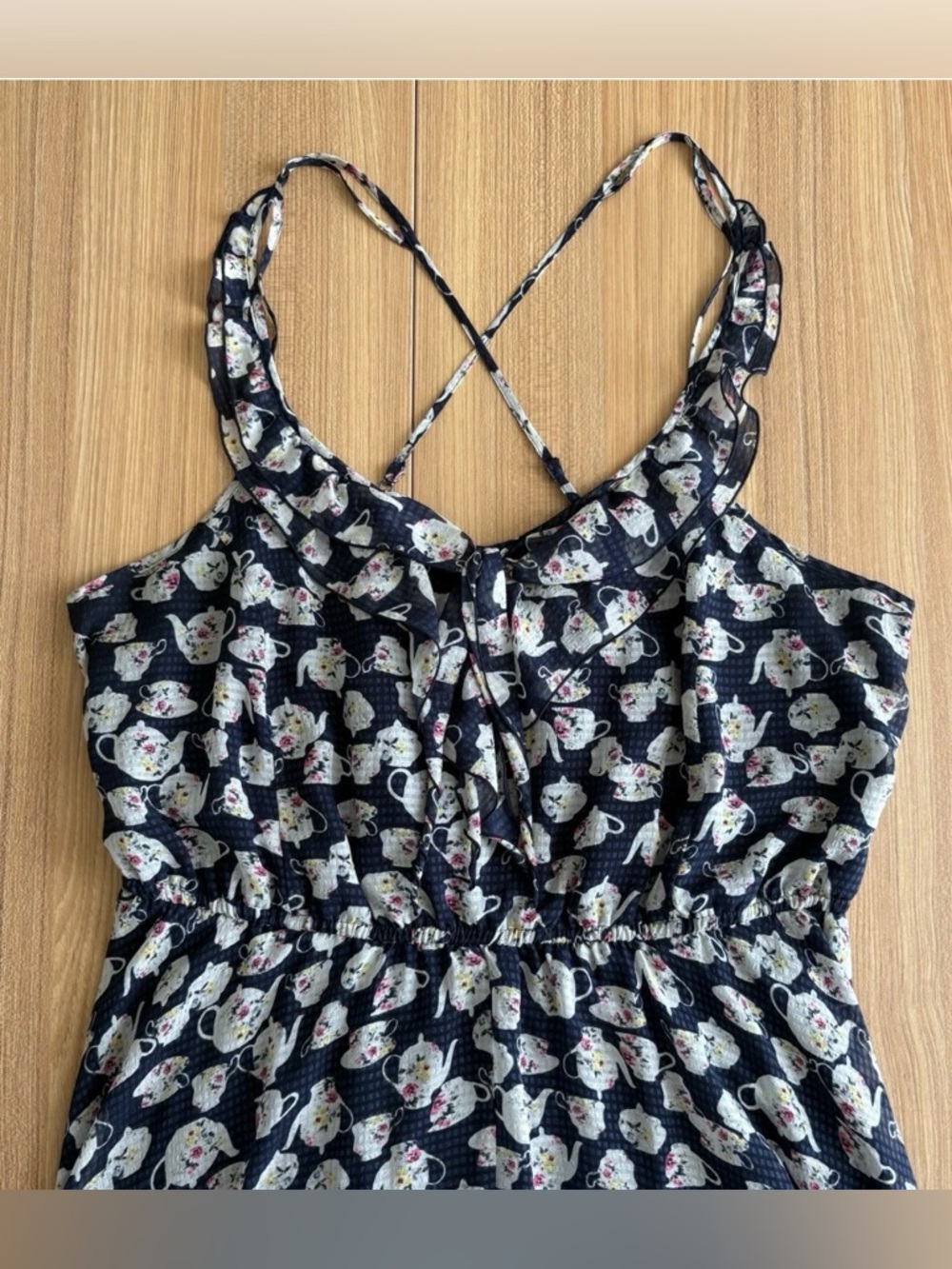 Disney Collection LC Lauren Conrad Teapot Chiffon Dress XXL Whimsical Feminine - Picture 4 of 11